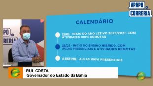 A TV EUCLIDES participou da coletiva com o governador da Bahia.